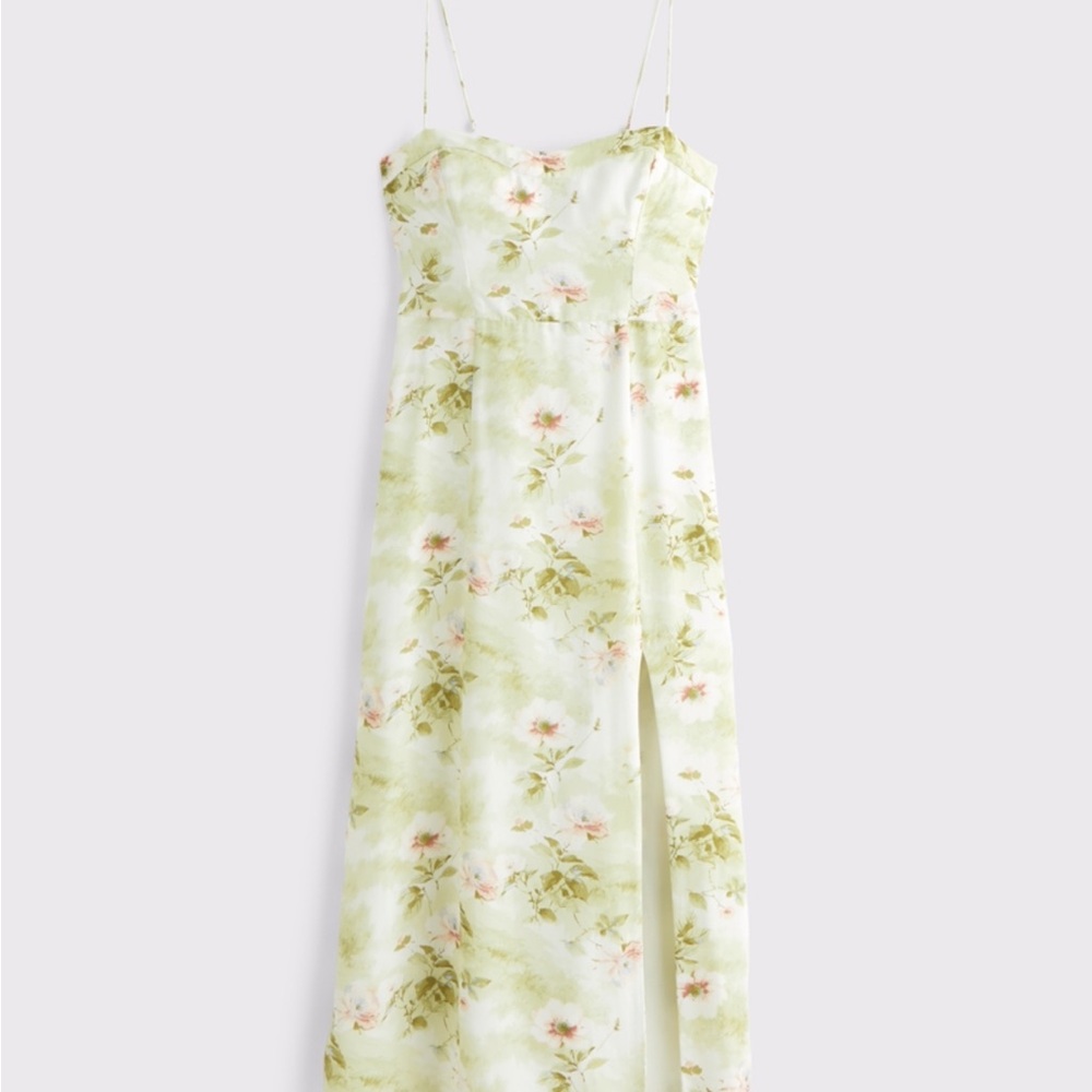 Abercrombie & Fitch Floral Camille Midi Dress